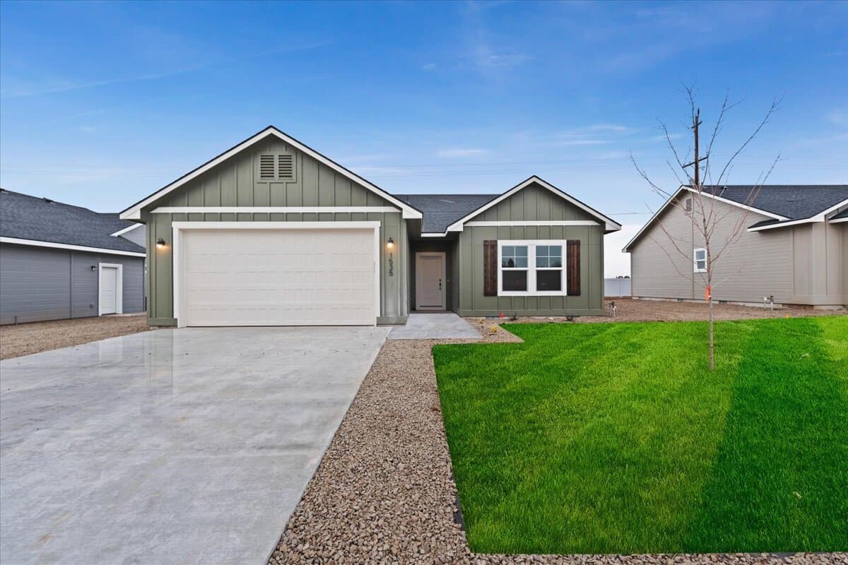 Finished home in the Old's Ferry subdivision, Weiser